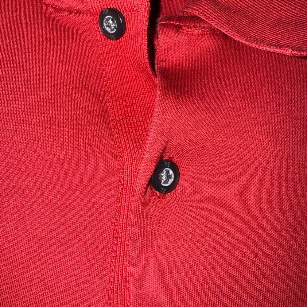 Banana Republic luxury touch Red Polo Shirt - Picture 3 of 6